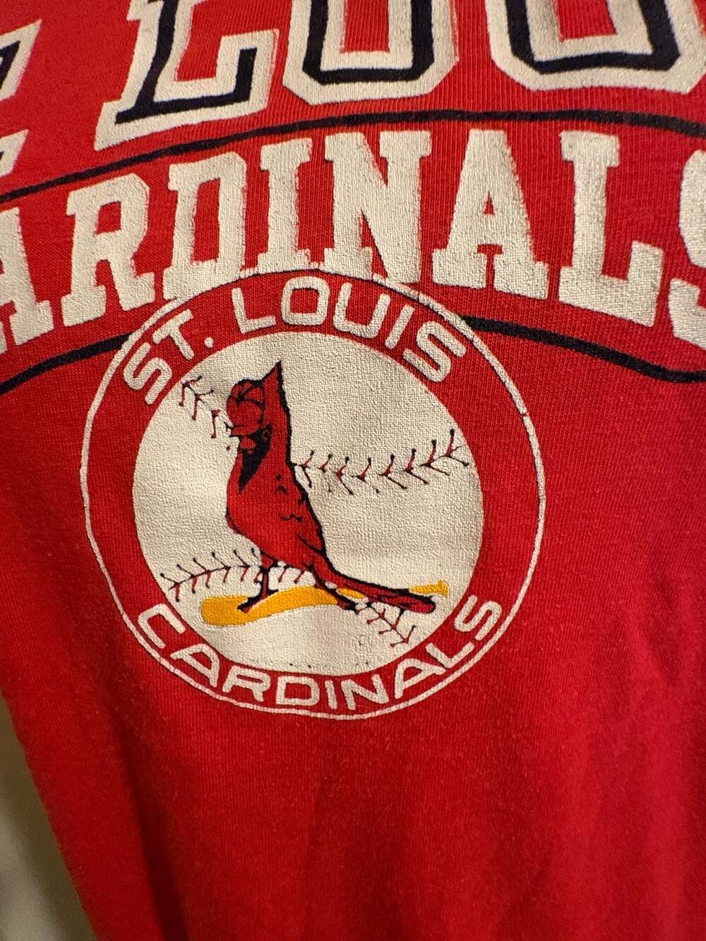 Vintage Champion St. Louis Cardinals MLB Graphic T-Shirt Red Size Large - Picture 3 of 8